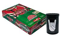 Herb Airtight Container Fresh Kettle with Juicy Jay's Watermelon 1.25 Flavored Hemp Rolling Papers 24 Count Box DC Crafts Nation- Metal