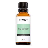 REVIVE Essential Oils Peppermint - 100% Pure Therapeutic Grade, For Diffuser, Humidifier, Massage, Aromatherapy, Skin & Hair Care - Cruelty Free - Unrefined Oils With No Fillers.