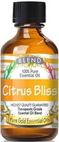Pure Gold Citrus Bliss Blend Essential Oil, 100% Natural & Undiluted, 60ml