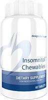Designs for Health Insomnitol Chewables - Melatonin, L-Theanine + 5-HTP for Sleep Support (60 Tablets)