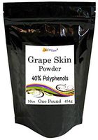 Grape Skin Extract Powder 40% Polyphenols 16oz Ounce 1 Pound LB Resveratrol