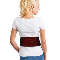 BRIGENIUS Far Infrared Heating Pad for Back Pain, Fast Heating Pads with Auto Shut Off, Adjustable Belt, 3 Heat Settings for Lumbar, Abdominal, Leg Cramps Arthritic Pain Relief