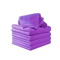 Lanbter 5 Pieces Microfiber Cloth Cleaning Towels for Fine Auto Finishes, Interior, Kitchen, Bathroom Paper Towels