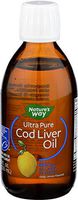 Natures Way, Cod Ultra Pure Liver Oil Lemon, 8 Ounce