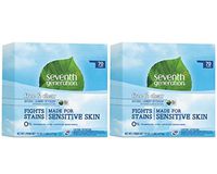Seventh Generation Natural Powder Laundry Detergent, Free & Clear, 70 Loads, 112 oz Box (2 Boxes)