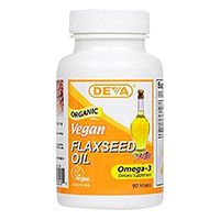 Deva Vegan Vitamins Flaxseed Oil, 90 Count