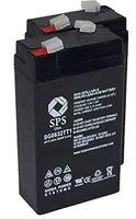 SPS Brand 6V 3.2 Ah Replacement Battery for Panasonic LCR6V2.4P (2 Pack)