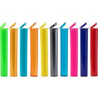 Beamer 120mm Airtight Squeeze Tubes - Smell-Proof, Waterproof, Travel-Friendly, Discreet - Preserve and Protect Your Products - Fits Cigarettes, Joints, Cones - 10 Count - Various Colors