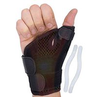 Thumb Brace Thumb Splint for Pain, Sprains, Strains, Arthritis, Carpal Tunnel & Trigger Thumb Immobilizer - Wrist Strap - Left or Right Hand,One Size,Single
