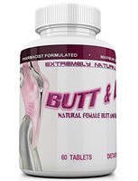 BUTT AND BUST Natural Breast & Butt Augmentation And Enlargement Pills - 60 Tablets (Double Potency, 2640 mg).