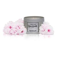 Destiny Candle by Karen Michelle Cherry Blossom Vanilla Scented Massage Oil Candle - Aromatherapy Beautiful Piece of Jewelry Inside | A Perfect Way to Rekindle The Romance