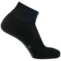 Spenco Medics Quarter-Length Antimicrobial Diabetic Compression Socks, Black, Extra Large