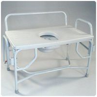 Bariatric Drop Arm Commode - Commode