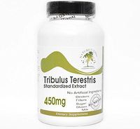 Tribulus Terestris Standardized Extract 450mg Saponins 40% ~ 90 Capsules - No Additives ~ Naturetition Supplements