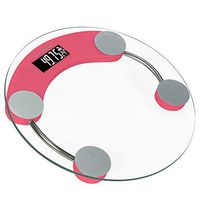 Daily necessities LTD Digital Bathroom Electronic Scales, LCD Display 5mm Tempered Glass Precision Electronic Scale, Portable Rollover Body Scales, Automatic Power-on and Shutdown up to 180KG