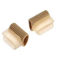 2pcs Gel Silicone Toe Bunion Straightener Separator Tube Bandage Pad Corrector Cushion