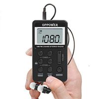 Pocket Portable AM/FM Radio Digital Tuning Transistor Radio - Personal Mini Stereo Radio with Earphone and Rechargeable Battery for Walk