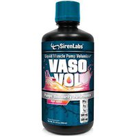 Siren Labs Vaso-VOL Liquid Muscle Pump Volumizer. Support for Pumps/Vascularity/Performance (Fruit Burst)