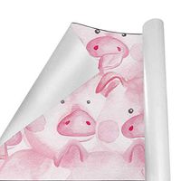 Gift Wrapping Paper Roll Pink Pig Patternfor Birthday,Holiday,Wedding,Baby Shower Gift Wrap - 3Rolls - 58inch x 23inch Per Roll
