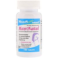 Mason Natural MasoNatal Multivitamin/Multimineral Supplement, 100 Tablets