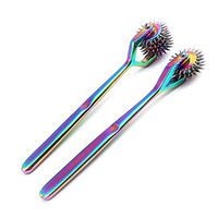 G.S Set of 2 Wartenberg Neurological Pin Wheel Pinwheel 3 & 5 Head Diagnostic Multi Color Rainbow Best Quality