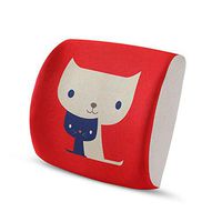 Qi Peng Cushion Cute Cartoon Back Office Waist Pad Memory Cotton Waist Back Chair Chair Pillow Seat Waist Pillow Waist Pillow (Color : H)
