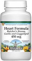 Heart Formula - Butcher's Broom, Garlic and Guggulipid - 450 mg (100 Capsules, ZIN: 517342) - 2 Pack