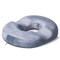 ZHAO XIN Seat Cushion for Hemorrhoid Treatment Prostate Post-Surgery Relief Pregnancy Pillow Orthopedic Lift Cushion Made of Premium Comfort Foam for Home Work or Car,Gray