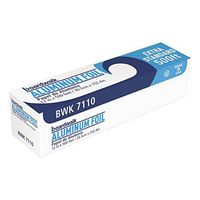 Boardwalk 7110 Premium Quality Aluminum Foil Roll, 12" x 500 ft, 16 Micron Thickness, Silver