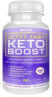 Ultra Fast Keto Boost Keto Diet Pills - Advanced Weight Loss Formula & Appetite suppressant Supplement - Advanced exogeneous Ketones Fat Burner to Boost Metabolism