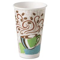 Dixie Hot Cups, Paper, 16 oz., Coffee Haze Design, 50/Pack by Dixie
