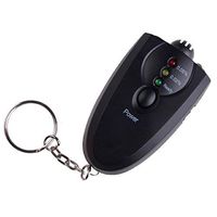 Mini Alcohol Breathalyzer with Flashlight and Key Chain