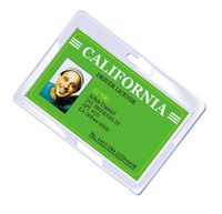 Royal Sovereign Heat Sealed Laminating Pouches, 5 Mil, Wallet/Military ID Size 3.9" x 2.6" x 0.8" Inches, Punched, No Clips, Clear Gloss (100 Pack) (RF05MILP0100)