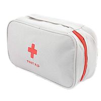 UMarior Travel Portable Medical Kit First Aid Kit Drug Pack (600D Oxford Design) Suitable for Car Outdoors Workplace Hiking Camping Office Boat Sports and Family (Gray)