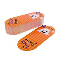 100pcs Halloween Cellophane Bags Treat Candy Bags Gift Cookie Candy Bags for Halloween Papty Favor - B