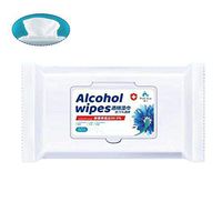 StageOnline Disposable Wet Wipes,Box of 50 Disposable Prep Pads Universal Wet Wipes Cleanser Swabs Cotton for Skin, Nail, Computer, Mobile Phone, Digital Camera, Notebook