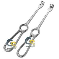 G.S VOLKMAN Retractor 3 Prong Sharp, Blunt