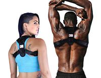Posture Corrector for Men and Women-Upper Back Brace Clavicle Support Device for Thoracic Kyphosis-Adjustable Back Straightener-Neck, Back & Shoulder Pain Relief-Improve Posture (Medium)