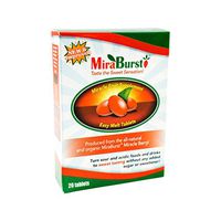 MiraBurst Easy-Melt Miracle Berry Tablets (20 Count), Turns Sour and Acidic Food Sweet, Made from Naturally Grown, Non-GMO Miracle Fruit