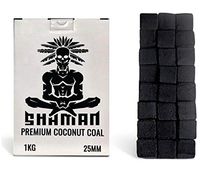 Shaman Premium Coconut Hookah coals 1 kg, 25mm, 72pc