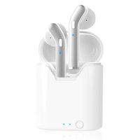 Wireless Earbuds IPX7 Waterproof, [Upgraded] Bluetooth 5.0 HiFi Bass Stereo in-Ear Wireless Headphones, Noise Cancelling Headset with Charging Case, Mini Sweatproof Car Earbuds w/Mic Single/Twin Mode