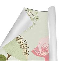 Gift Wrapping Paper Roll Flamingo Floral for Birthday,Holiday,Wedding,Baby Shower Gift Wrap - 3Rolls - 58inch x 23inch Per Roll