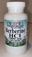 Pure and High Potency Berberine; 900mg Per Serving; 180 Capsules