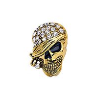Gothic Skull Skeleton Heads Brooch Pin Halloween Jewelry Vintage Cosplay Brooch Daily Popular Party Woman Girl Design Style Women Accesories Styling | Item - 12