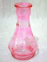 Hookah Vase PINK CRYSTAL - Shisha Hooka Narghile Vase for Sheesha Pipe Smoking by Hookah4sale Vases