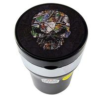 Novelty Inc. Portable Cigarette Cupholder Ashtray with Rechargeable Flameless Lighter and LED Light - Camouflage