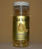 Garlic Oil Concentrate 1500 MG, Cholesterol Free, 300 Soft Gelatin Capsules