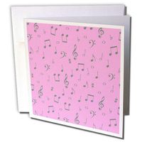 3dRose Music - Greeting Cards, 6 x 6 inches, set of 12 (gc_11104_2)