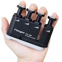 Scalable & Variable Tension Hand Finger Exerciser, Beginner Finger Strengthener Trainer for Guitar/Bass/Piano/Saxophone/Violin/String/Ukulele/Wind Instrument