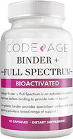 Codeage Bioactivated Binder + Broad-Spectrum Systemic Binder, Increased Bonding, Unique Carbon Forms, Activated Charcoal, Zeolite Clay, Fulvic Humic Acid, Supports Healthy Immune System, 90 Capsules